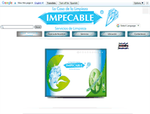 Tablet Screenshot of impecablecr.com